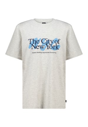 EASTWOOD - Printtipaita - light grey melange