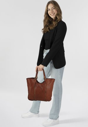 KURA SHOPPER - Sac à main - cognac