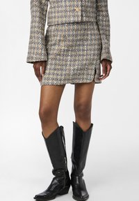 YASSIRAZ SKIRT - Mini skirt - silver bullet