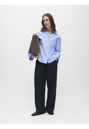 Object LOOSE FIT - Blúzka so zapínaním na gombíky - serenity