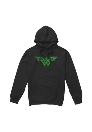 Cotton Soul, WONDER WOMAN ST. PATRICK'S DAY SHAMROCK LOGO - Hoodie - black