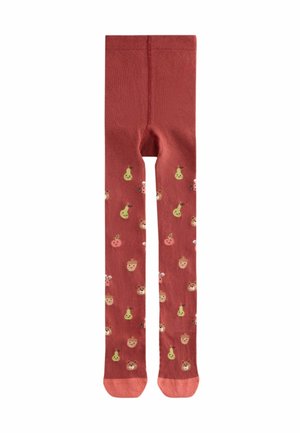 Next, Strumpfhose - burgundy red