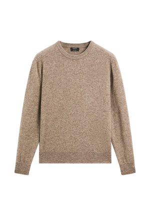 CREW NECK - Strickpullover - sand