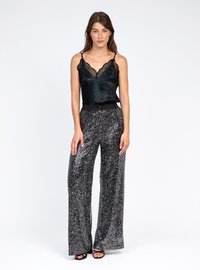 AN'GE PANTONA - Pantalon classique - anthracite