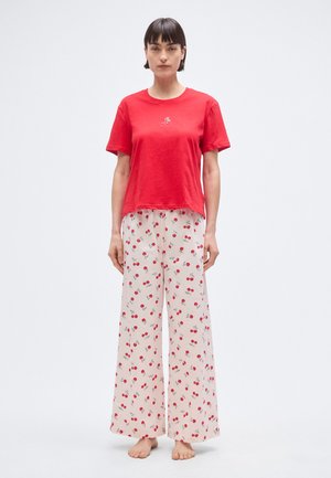 Nachtwäsche Set - red/ pink