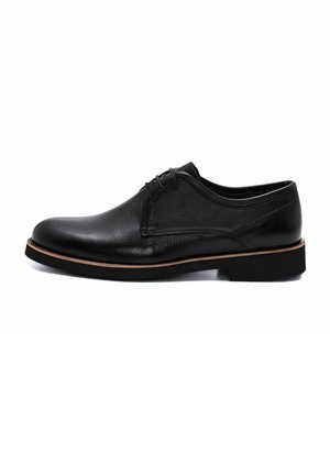 Ben Sherman - Sneakers minimal stringate bianche con interno color oro
