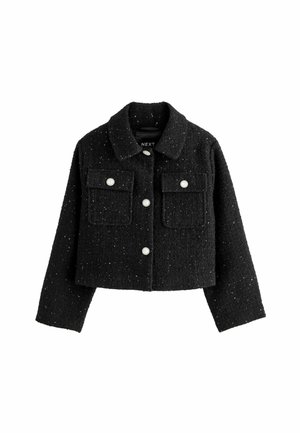 CROP SPARKLE  - REGULAR FIT - Jachetă subțire - black