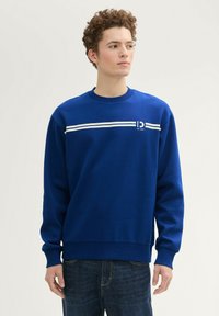 TOM TAILOR DENIM MIT LOGOPRINT - Felpa - space cadet blue