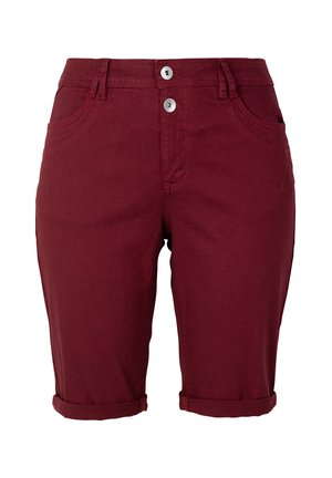 Stooker Women, KORFU BERMUDA FIT - Jeans Shorts - red cabernet wash