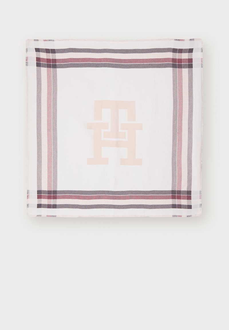 Tommy Hilfiger VARSITY SKI SQUARE - Halsdoek - ancient white
