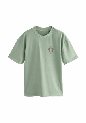 Next TABASCO LICENCE GRAPHIC - Majica kratkih rukava s printom - green wash