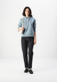 Calvin Klein Jeans INSTITUTIONAL GRAPHIC  HOODIE - Felpa - lead