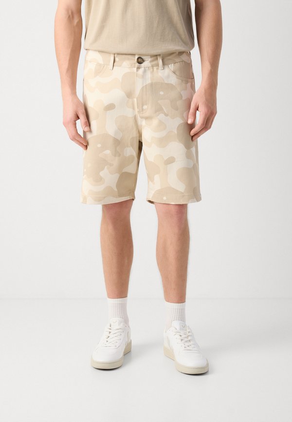 OFFSHORE - Denim shorts - beige4
