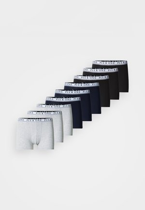 10 PACK - Boksarice - black/dark blue/light grey melange