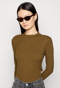 JDY JDYFRANSISKA LIFE NOOS - Top dugih rukava - dark olive