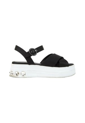 Miu Miu, Sandales à plateforme - black