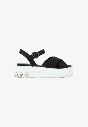 Miu Miu, Sandales à plateforme - black