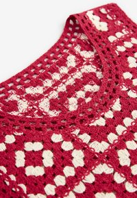 REGULAR FIT PATCH SQUARE - Felső - red white