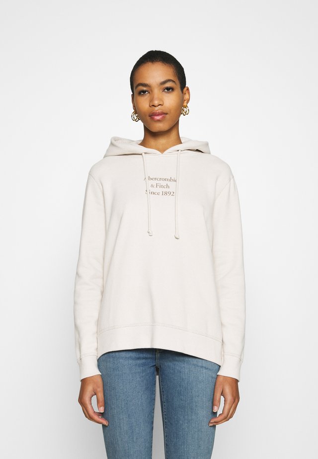 GEL LOGO SNAP POPOVER - Hoodie - cream