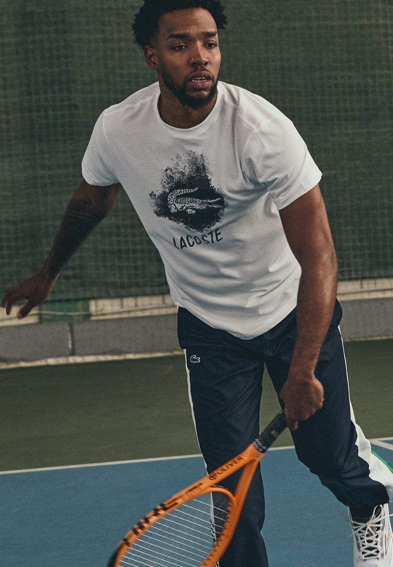 Lacoste Sport - GRAPHIC - Sports T-shirt - white, Enlarge