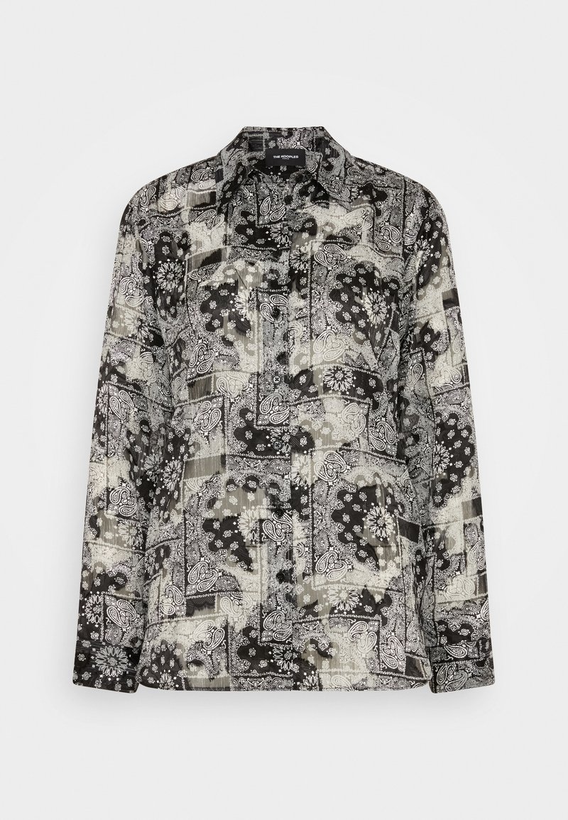 The Kooples Overhemdblouse zwart The Kooples Overhemdblouse zwart