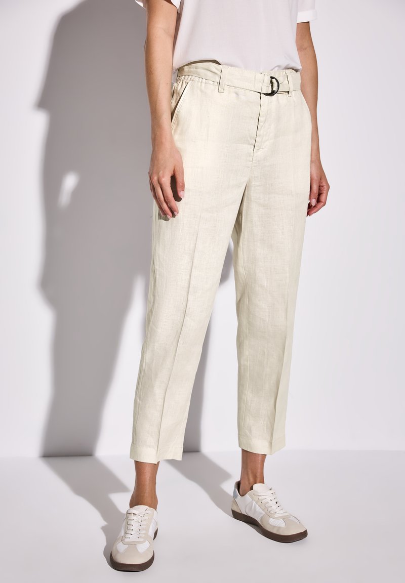 Street One - MIT GÜRTEL - Chinos - beige, Enlarge