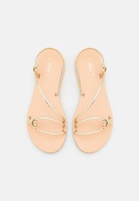 ONLY SHOES ONLMELLY KNOTTED  - Sandals - gold