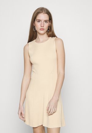 Cotton On Petite FIT AND FLARE MINI DRESS - Robe pull - stone