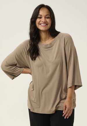 Kaffe Curve ANITA - Long sleeved top - caribou