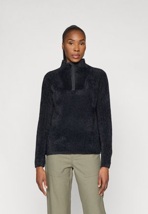 LYKAN HALF ZIP - Flisinis džemperis - true black