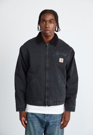 DETROIT JACKET - Denimová bunda - black