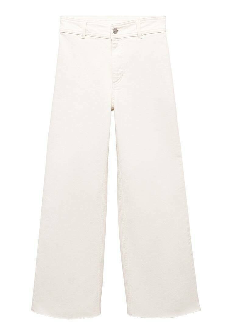 Mango Broek crème Mango Broek crème