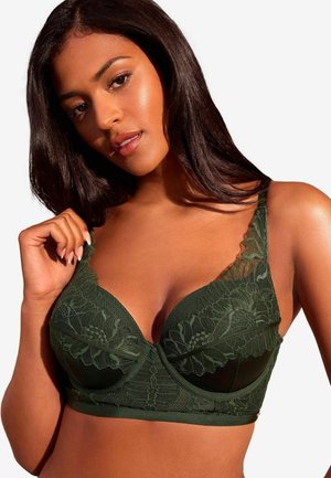 LINE - Underwired bra - green