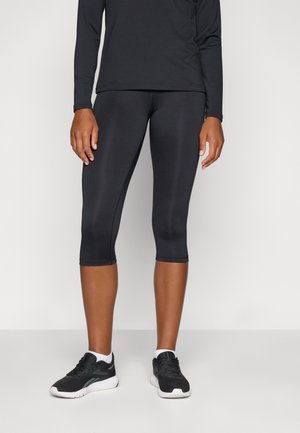 TRAIN LEGGINGS - 3/4 garuma sporta bikses - black