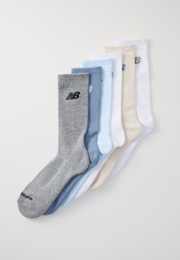 PERFORMANCE CREW SOCKS UNISEX 6 PACK - Calze sportive - white/iceblue/grey/light arctic blue/linen
