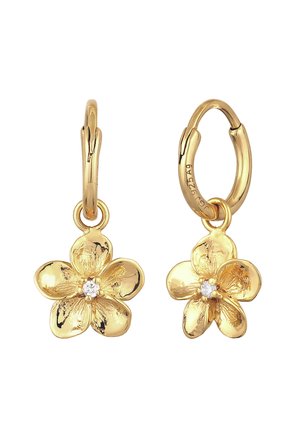 CREOLE MIT FRANGIPANI BLUME - Øreringe - gold-coloured
