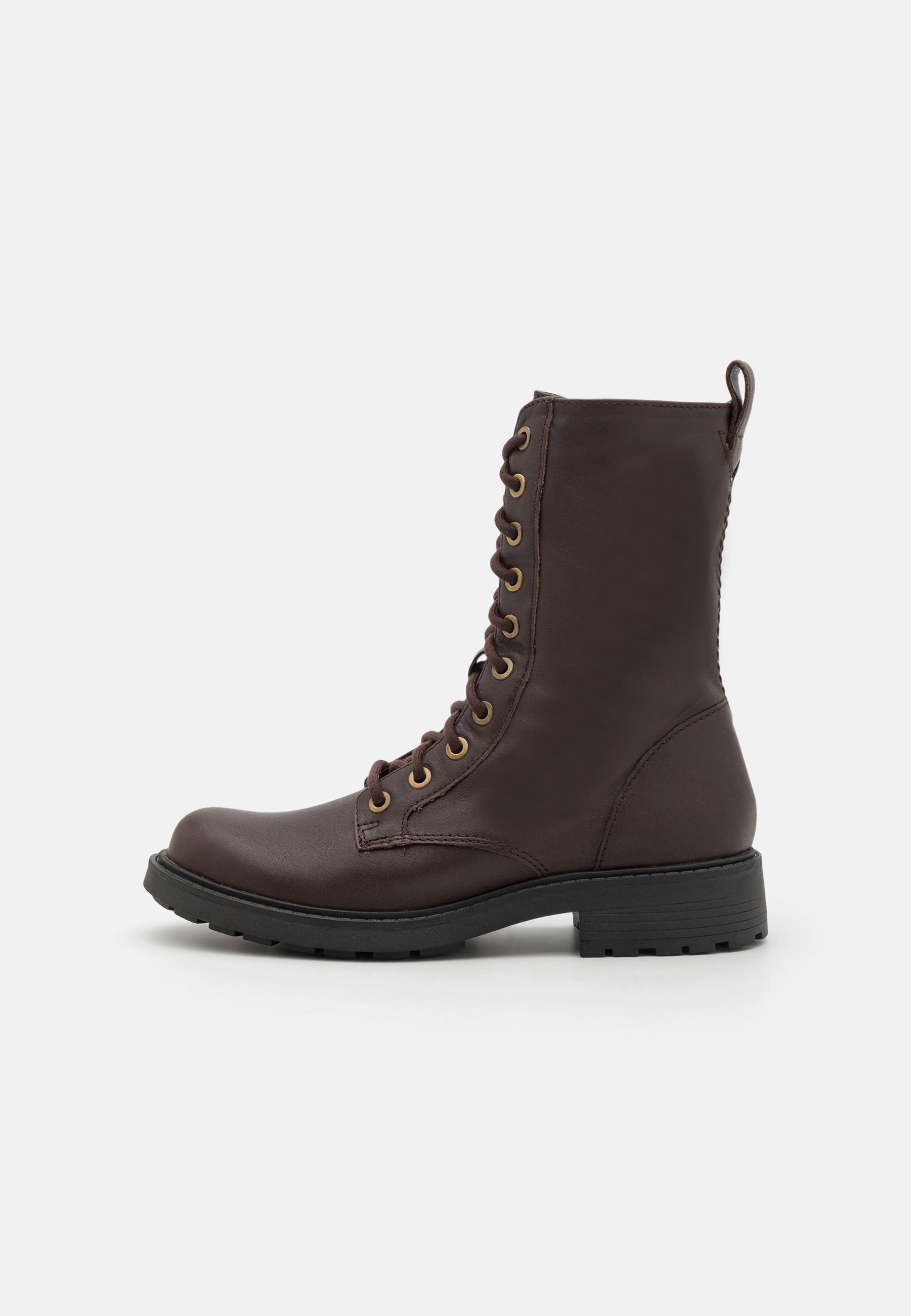 Clarks Dark Brown Leather Lace-Up Boots Clarks Men main image 2