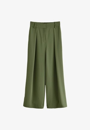 Next ELASTICATED BACK WIDE - Housut - khaki green