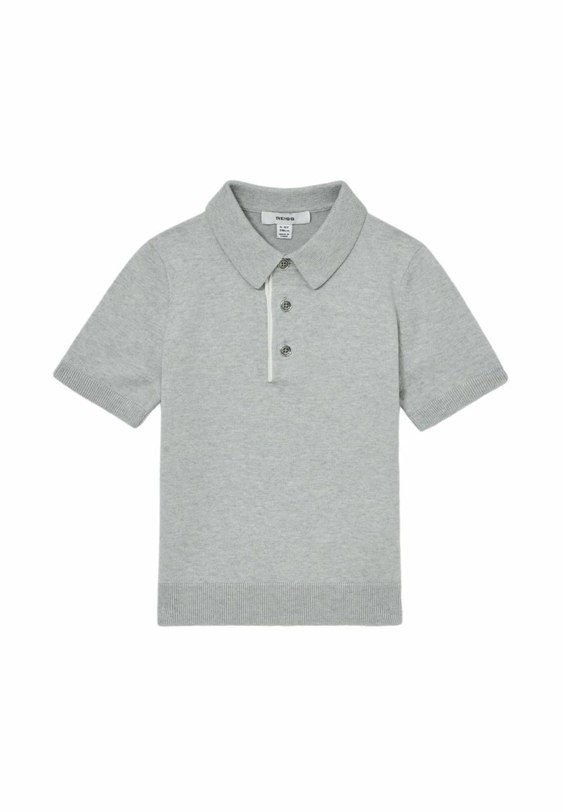 Reiss REISS FINCH CONTRAST PLACKET POLO SHIRT WITH COTTON - Polo krekls - washed sage