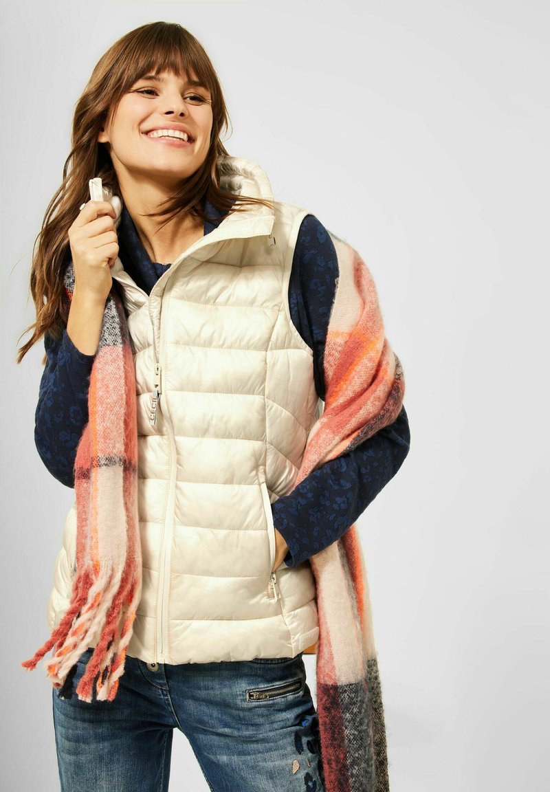 Damen Leichte Jacken | Cecil Weste weiß/offwhite - PC40638 Damen Leichte Jacken | Cecil Weste weiß/offwhite - PC40638