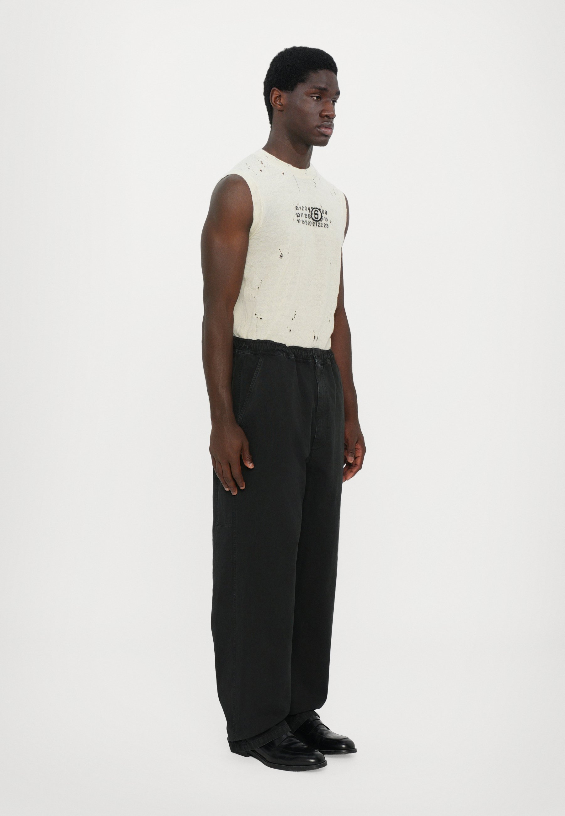 MM6 Maison Margiela PANTS - Trousers - black - Zalando.co.uk