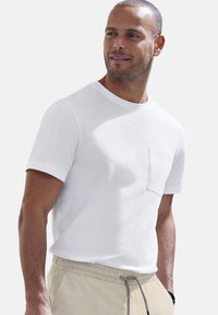 john devin 2 PACK - T-Shirt basic - anthrazit weiß