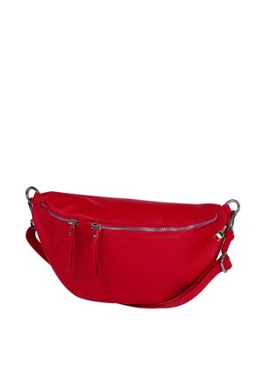 DrachenLeder, GÜRTEL - Gürteltasche - rot