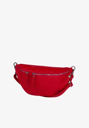DrachenLeder, GÜRTEL - Gürteltasche - rot
