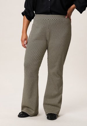 MARA FLARED - Broek - multi black