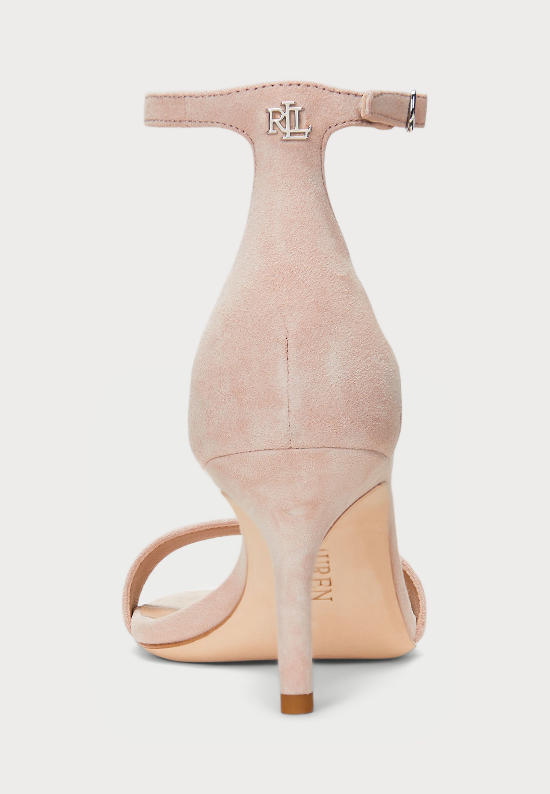 Lauren Ralph Lauren ALLIE MID HEEL SUEDE SANDAL - Sandals