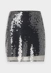 Minijupe - silver-coloured