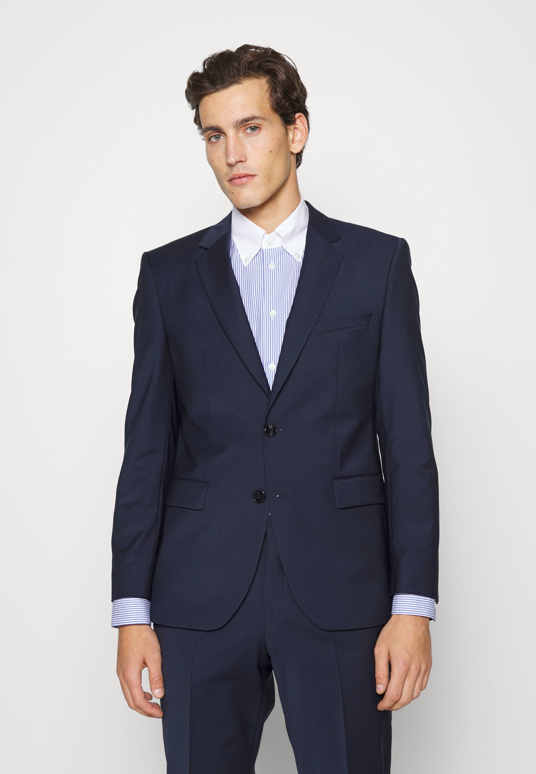 dark navy suit jacket