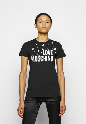 Print T-shirt - black