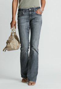 Next - Bootcut-teksad - mottled grey Väikepilt 1